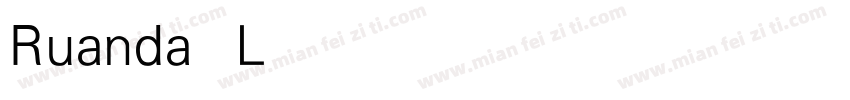Ruanda Light 常字体转换